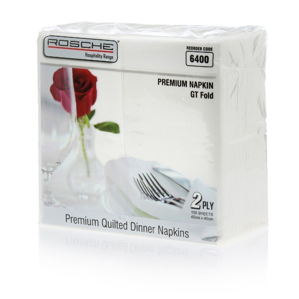 Rosche Quilted Dinner Napkin GT fold (100)